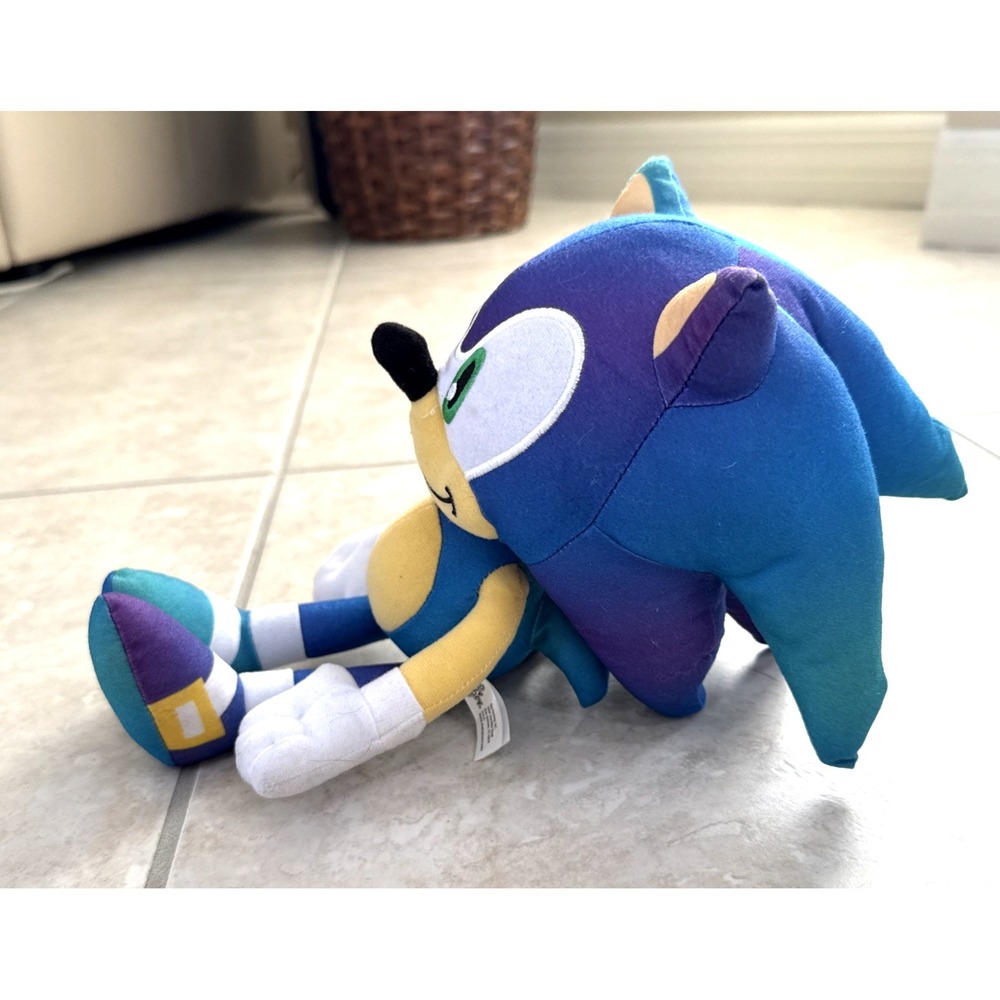 Gradient Sonic the Hedgehog SEGA Plush 10" Plush Authentic Stuffed Toy Licensed - Picture 2 of 9